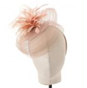 Nude Swirls Fascinator - Image 2