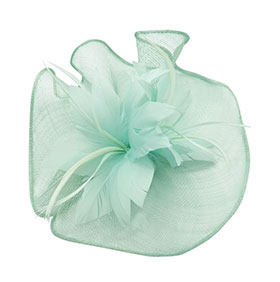 Lotus Flower with A Feathers Burst Fascinator - Image 2