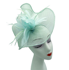 Lotus Flower with A Feathers Burst Fascinator - Image 4