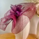 Sinamay Triple Flower Fascinator